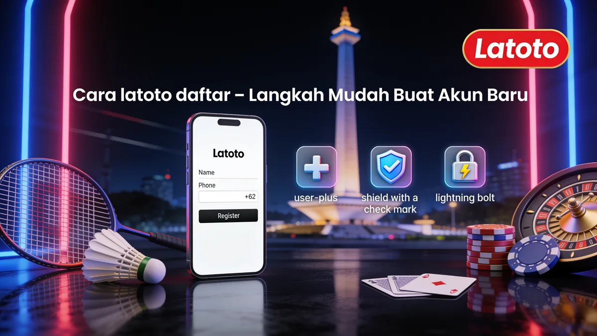 Cara latoto daftar – Langkah Mudah Buat Akun Baru: panduan latoto untuk pemain di Indonesia